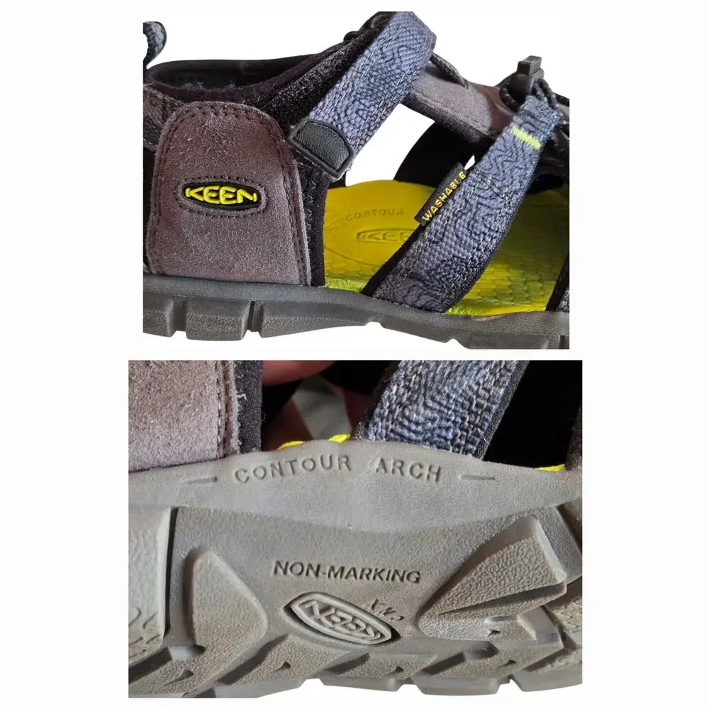 Keen Little Kids Seacamp II Sandals Sz 3 Hiking Washable Arch Support Adjustable